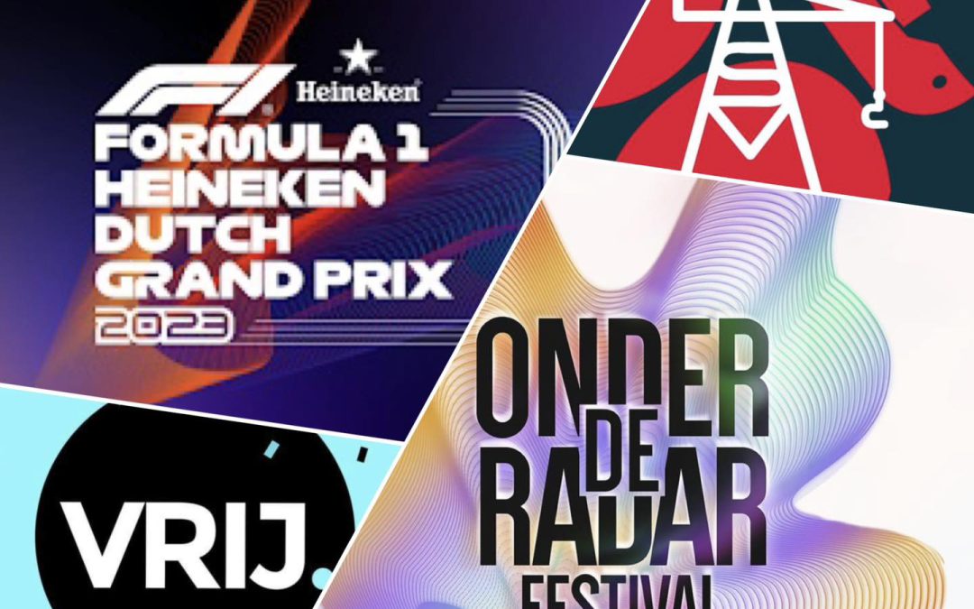 Afgelopen weekend draaiden onze camera systemen bij: –  VRIJ Enschede en Onder De Radar op vliegbasis Enschede.ASM Festival Arnhem.Formula 1 Heineken Dutch Grand Prix Zandvoort.